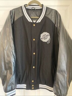 Men's Chrysler Black Varsity Jacket